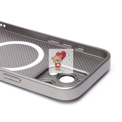 Чехол-накладка для Apple iPhone 16 Pro (титановый) ORG SM021 SafeMag