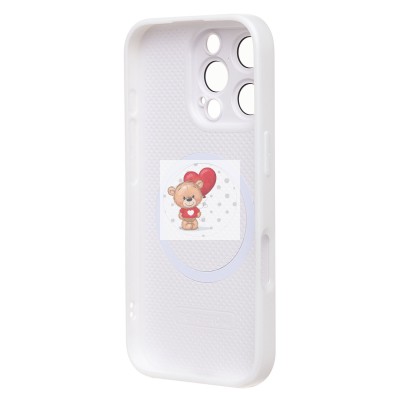 Чехол-накладка для Apple iPhone 16 Pro (белый) ORG SM021 SafeMag Чехол-накладка для Apple iPhone 16 Pro (белый) ORG SM021 SafeMag