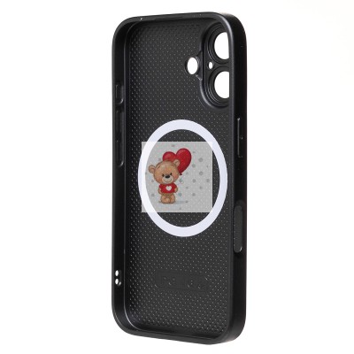 Чехол-накладка для Apple iPhone 16 (черный) ORG SM021 SafeMag