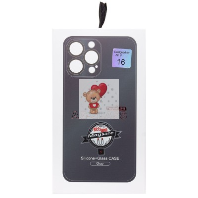 Чехол-накладка для Apple iPhone 16 (черный) ORG SM021 SafeMag