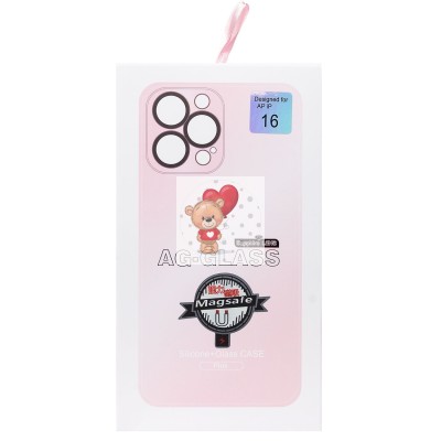 Чехол-накладка для Apple iPhone 16 (светло-розовый) ORG SM021 SafeMag Чехол-накладка для Apple iPhone 16 (светло-розовый) ORG SM021 SafeMag