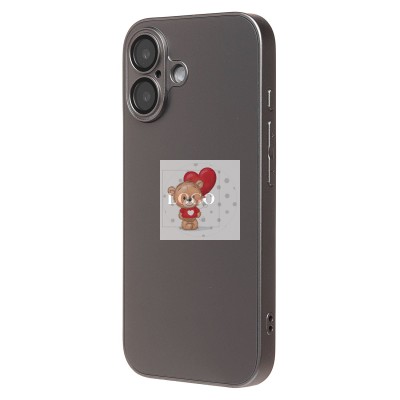 Чехол-накладка для Apple iPhone 16 (титановый) ORG SM021 SafeMag