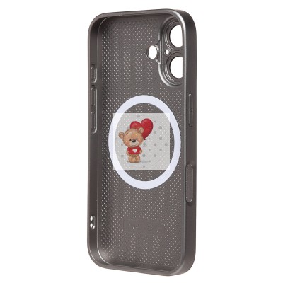 Чехол-накладка для Apple iPhone 16 (титановый) ORG SM021 SafeMag