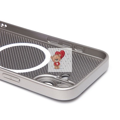 Чехол-накладка для Apple iPhone 16 (титановый) ORG SM021 SafeMag