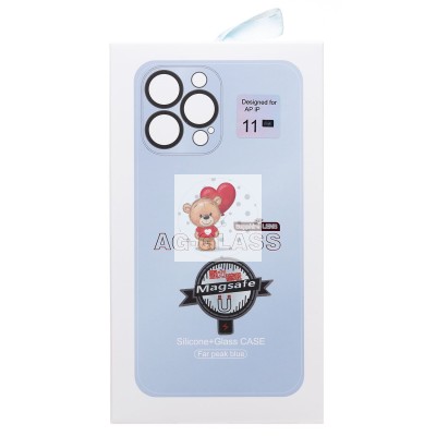 Чехол-накладка для Apple iPhone 11 (голубой) ORG SM021 SafeMag