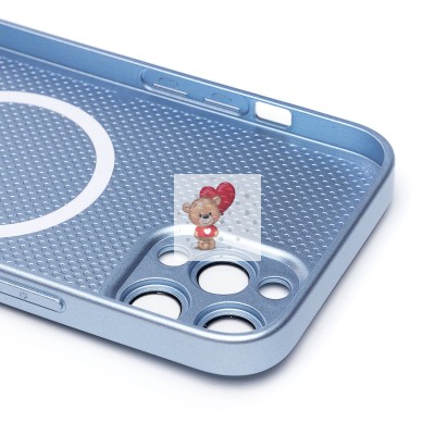 Чехол-накладка для Apple iPhone 12 Pro Max (голубой) ORG SM021 SafeMag Чехол-накладка для Apple iPhone 12 Pro Max (голубой) ORG SM021 SafeMag