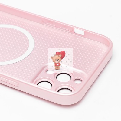 Чехол-накладка для Apple iPhone 12 Pro Max (светло-розовый) ORG SM021 SafeMag