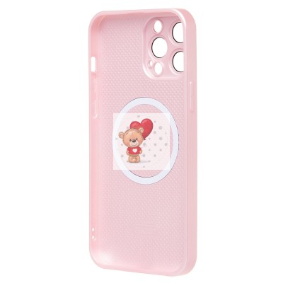 Чехол-накладка для Apple iPhone 13 Pro Max (светло-розовый) ORG SM021 SafeMag