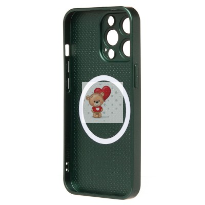 Чехол-накладка для Apple iPhone 13 Pro (зеленый) ORG SM021 SafeMag