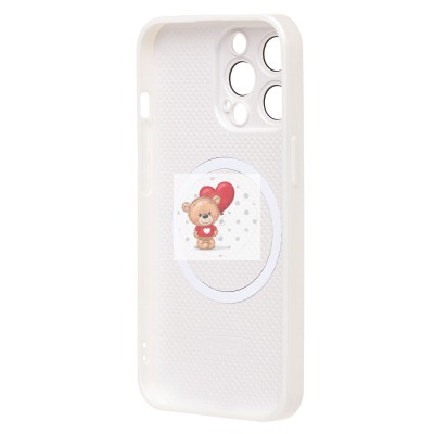 Чехол-накладка для Apple iPhone 13 Pro (белый) ORG SM021 SafeMag