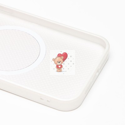 Чехол-накладка для Apple iPhone 13 Pro (белый) ORG SM021 SafeMag