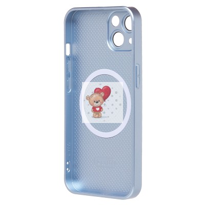 Чехол-накладка для Apple iPhone 13 (голубой) ORG SM021 SafeMag Чехол-накладка для Apple iPhone 13 (голубой) ORG SM021 SafeMag