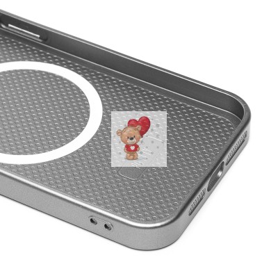 Чехол-накладка для Apple iPhone 13 (титановый) ORG SM021 SafeMag Чехол-накладка для Apple iPhone 13 (титановый) ORG SM021 SafeMag