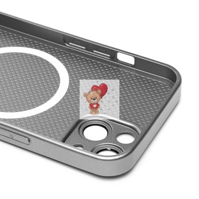 Чехол-накладка для Apple iPhone 13 (титановый) ORG SM021 SafeMag Чехол-накладка для Apple iPhone 13 (титановый) ORG SM021 SafeMag