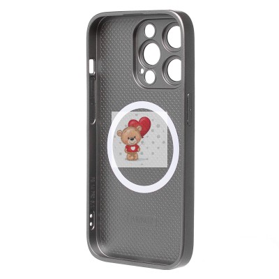Чехол-накладка для Apple iPhone 14 Pro (титановый) ORG SM021 SafeMag