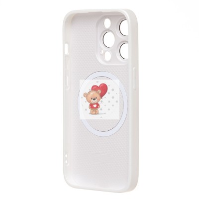 Чехол-накладка для Apple iPhone 14 Pro (белый) ORG SM021 SafeMag Чехол-накладка для Apple iPhone 14 Pro (белый) ORG SM021 SafeMag