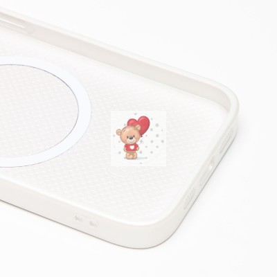 Чехол-накладка для Apple iPhone 14 Pro (белый) ORG SM021 SafeMag Чехол-накладка для Apple iPhone 14 Pro (белый) ORG SM021 SafeMag