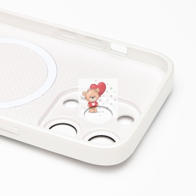 Чехол-накладка для Apple iPhone 14 Pro (белый) ORG SM021 SafeMag Чехол-накладка для Apple iPhone 14 Pro (белый) ORG SM021 SafeMag