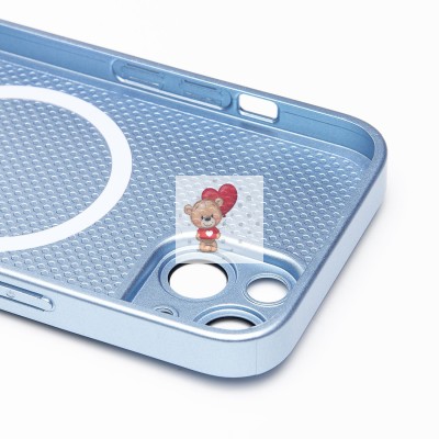 Чехол-накладка для Apple iPhone 14 (голубой) ORG SM021 SafeMag