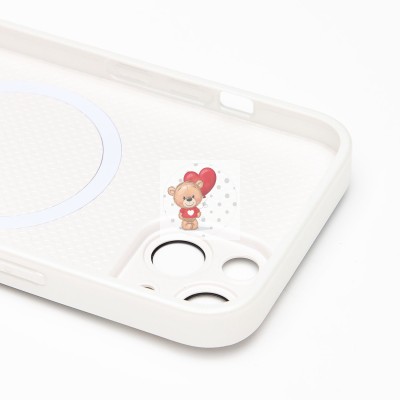 Чехол-накладка для Apple iPhone 14 (белый) ORG SM021 SafeMag