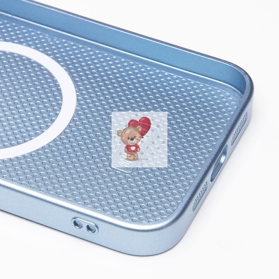 Чехол-накладка для Apple iPhone 15 Pro Max (голубой) ORG SM021 SafeMag