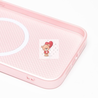 Чехол-накладка для Apple iPhone 15 Pro Max (светло-розовый) ORG SM021 SafeMag