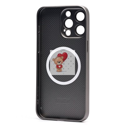 Чехол-накладка для Apple iPhone 15 Pro Max (титановый) ORG SM021 SafeMag