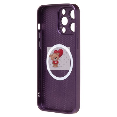 Чехол-накладка для Apple iPhone 15 Pro Max (фиолетовый) ORG SM021 SafeMag