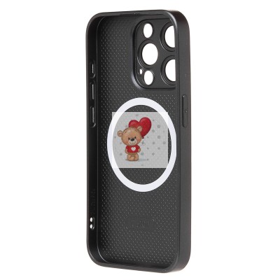 Чехол-накладка для Apple iPhone 15 Pro (черный) ORG SM021 SafeMag