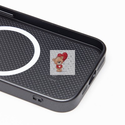 Чехол-накладка для Apple iPhone 15 Pro (черный) ORG SM021 SafeMag