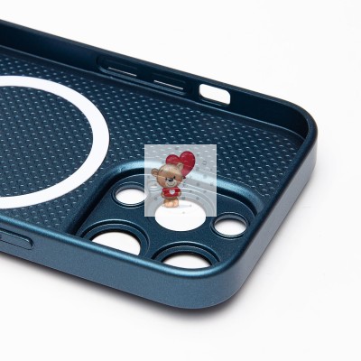 Чехол-накладка для Apple iPhone 15 Pro (синий) ORG SM021 SafeMag
