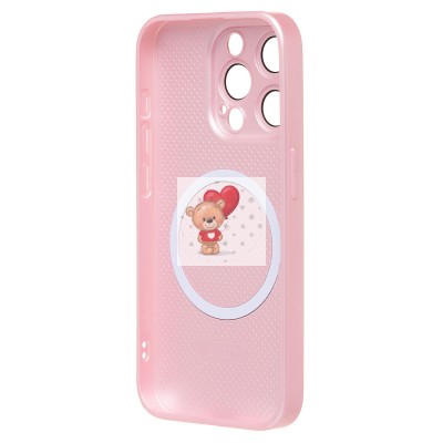 Чехол-накладка для Apple iPhone 15 Pro (светло-розовый) ORG SM021 SafeMag