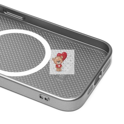 Чехол-накладка для Apple iPhone 15 Pro (титановый) ORG SM021 SafeMag