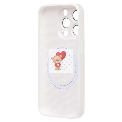 Чехол-накладка для Apple iPhone 15 Pro (белый) ORG SM021 SafeMag Чехол-накладка для Apple iPhone 15 Pro (белый) ORG SM021 SafeMag