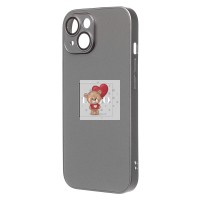 Чехол-накладка для Apple iPhone 15 (титановый) ORG SM021 SafeMag