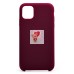 Чехол-накладка для Apple iPhone 11 (бордовый) ORG Soft Touch