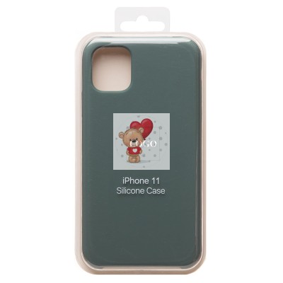 Чехол-накладка для Apple iPhone 11 (сосновый зеленый) ORG Soft Touch