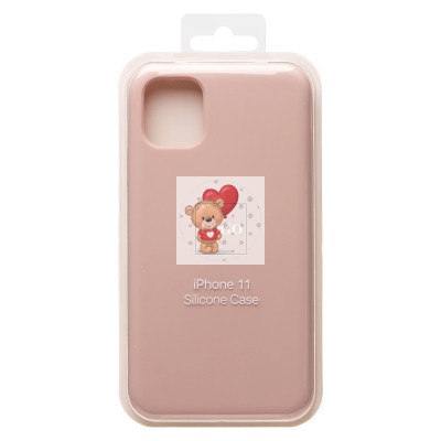 Чехол-накладка для Apple iPhone 11 (песочный розовый) ORG Soft Touch
