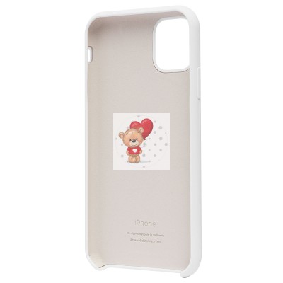 Чехол-накладка для Apple iPhone 11 (белый) ORG Soft Touch