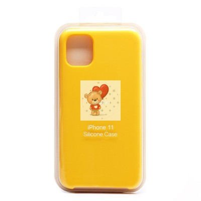 Чехол-накладка для Apple iPhone 11 (желтый) ORG Soft Touch Чехол-накладка для Apple iPhone 11 (желтый) ORG Soft Touch