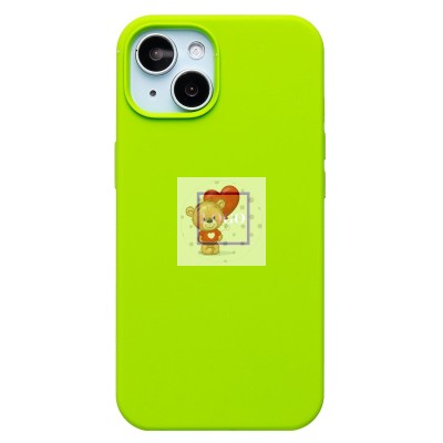 Чехол-накладка для Apple iPhone 14 (зеленый) ORG Soft Touch