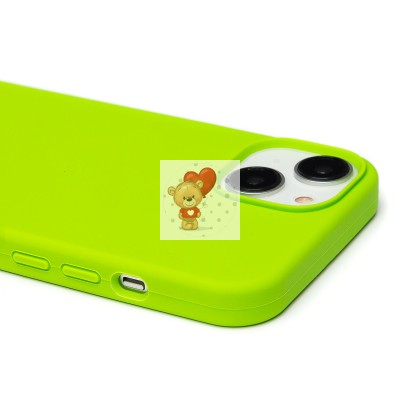 Чехол-накладка для Apple iPhone 14 (зеленый) ORG Soft Touch