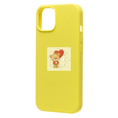 Чехол-накладка для Apple iPhone 13 (лимонный) ORG Soft Touch