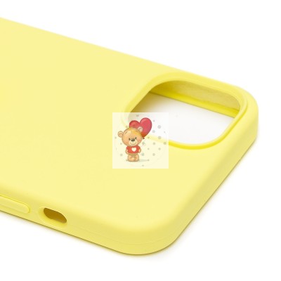 Чехол-накладка для Apple iPhone 13 (лимонный) ORG Soft Touch