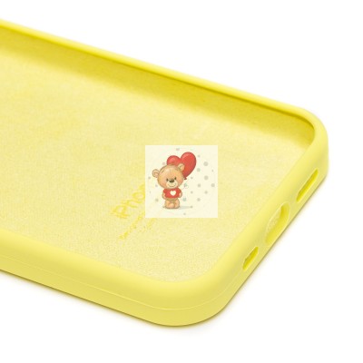 Чехол-накладка для Apple iPhone 13 (лимонный) ORG Soft Touch