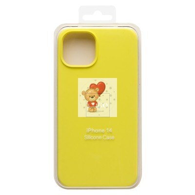 Чехол-накладка для Apple iPhone 13 (лимонный) ORG Soft Touch