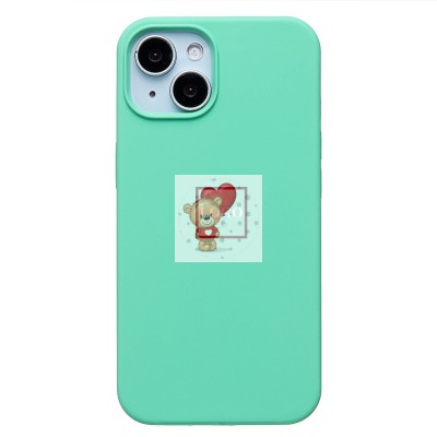 Чехол-накладка для Apple iPhone 14 (мятный) ORG Soft Touch