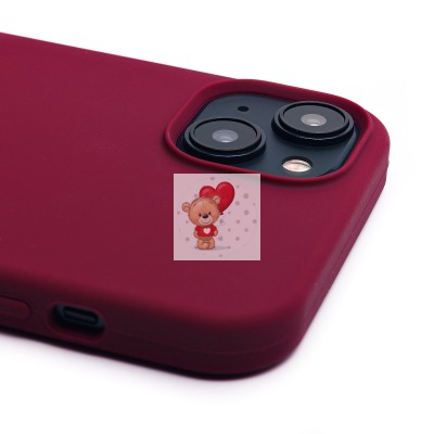 Чехол-накладка для Apple iPhone 15 Plus (бордовый) ORG Soft Touch Чехол-накладка для Apple iPhone 15 Plus (бордовый) ORG Soft Touch