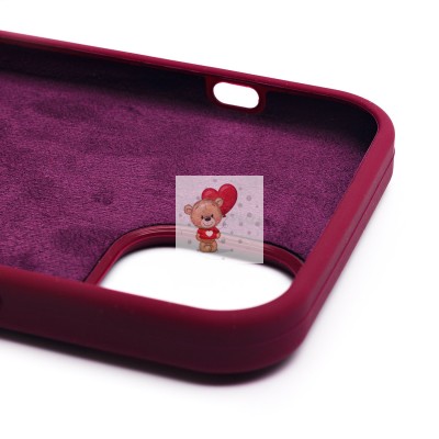 Чехол-накладка для Apple iPhone 15 Plus (бордовый) ORG Soft Touch Чехол-накладка для Apple iPhone 15 Plus (бордовый) ORG Soft Touch