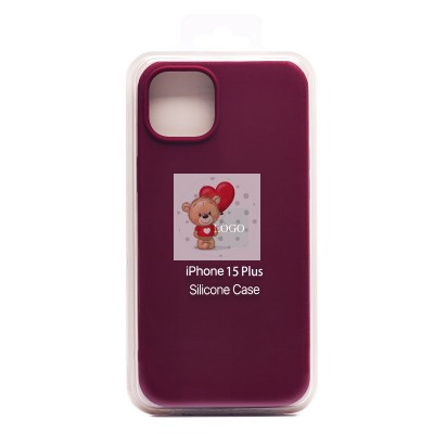 Чехол-накладка для Apple iPhone 15 Plus (бордовый) ORG Soft Touch Чехол-накладка для Apple iPhone 15 Plus (бордовый) ORG Soft Touch